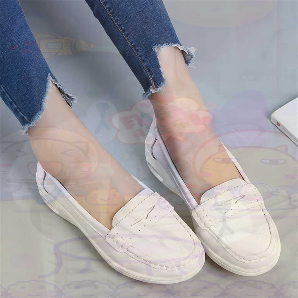 Formal Wear For Women Lifestyle - Soft SLIP-ON สตรีขนาดใหญ่รองเท้าเทนนิสสเก็ตบอร์ดสุภาพสตรีรองเท้าผ้าใบแบรนด์หรูกีฬาวิทยาลัย Drop Shipping