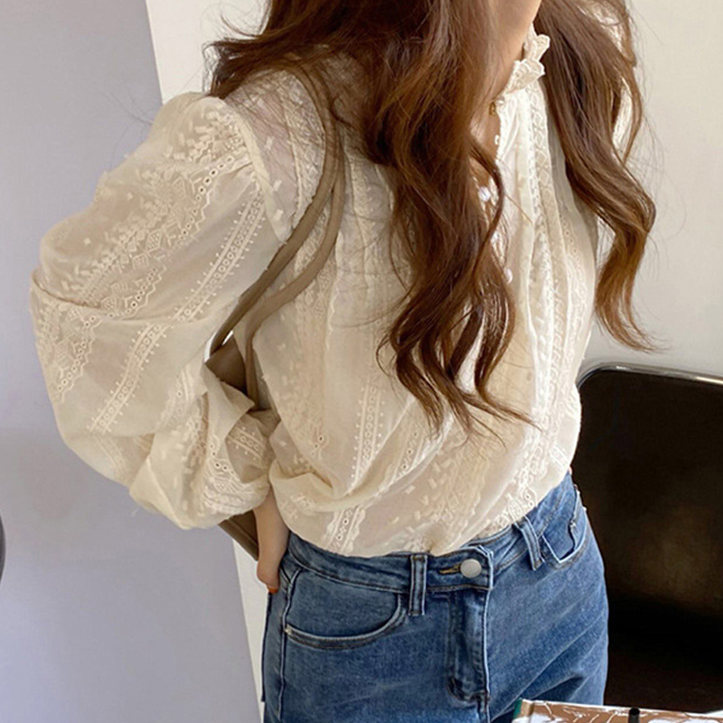 Elegant Lace ผู้หญิงเสื้อแฟชั่ - Women'S Formal Wear Blouse บทวิจารณ์และราคา