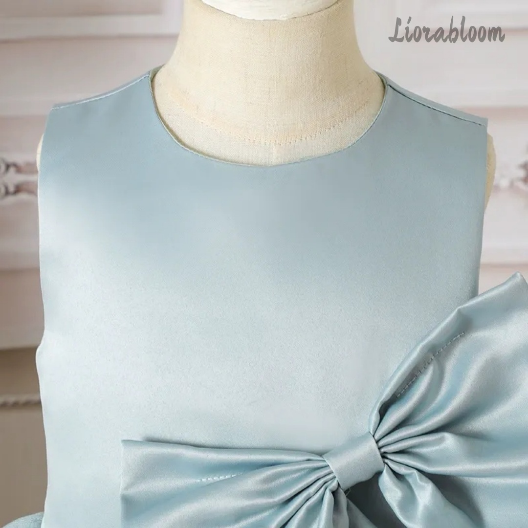 ชุดราตรีเด็กสีฟ้า ประดับโบว์ให - Large Women'S Formal Wear บทวิจารณ์และราคา