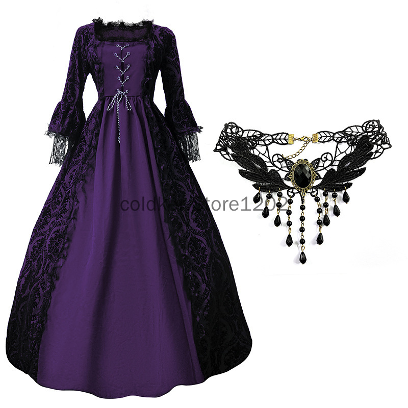 ฮาโลวีนเครื่องแต่งกาย Elegant  - Victorian Women'S Formal Wear บทวิจารณ์และราคา