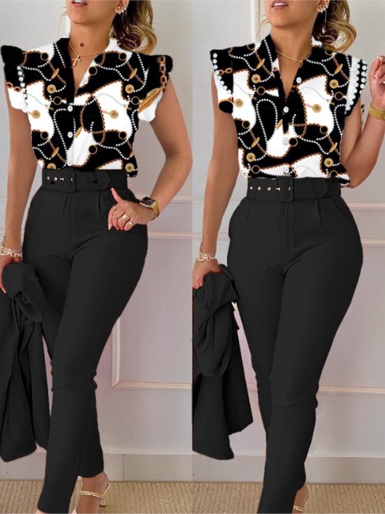 ชุดสองชิ้นหรูหราเข้ารูปสำหรับผ - Women Formal Wear Tops บทวิจารณ์และราคา
