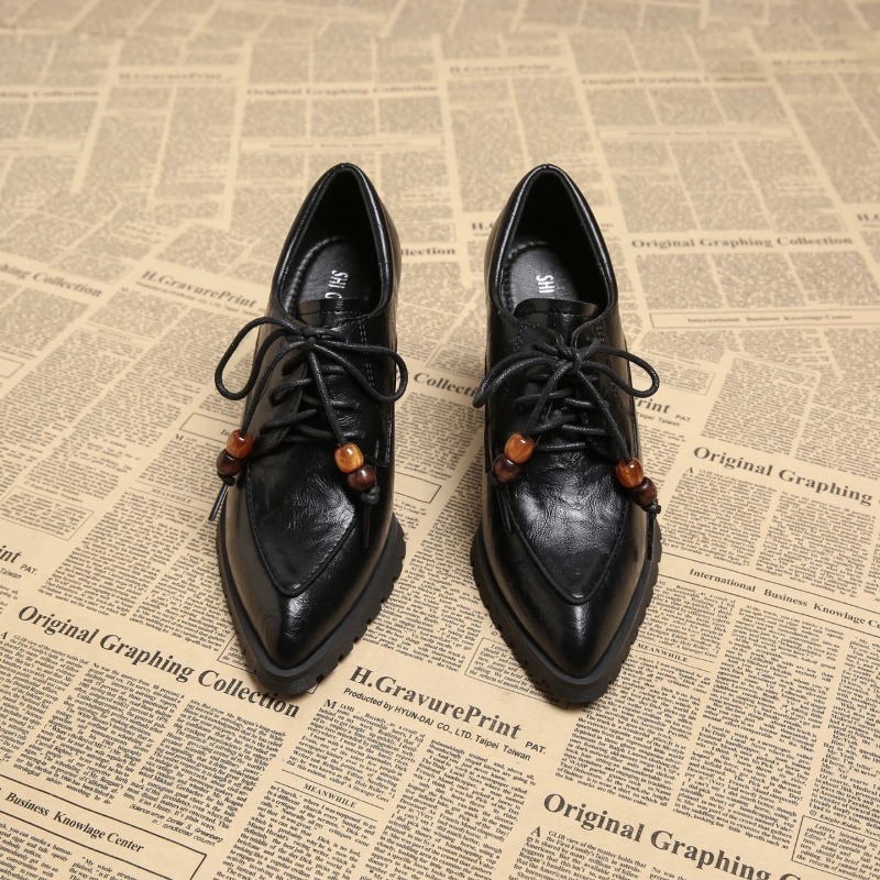 รองเท้าส้นสูงหัวแหลมแบบสายรัดส - Pump Heel Block บทวิจารณ์และราคา