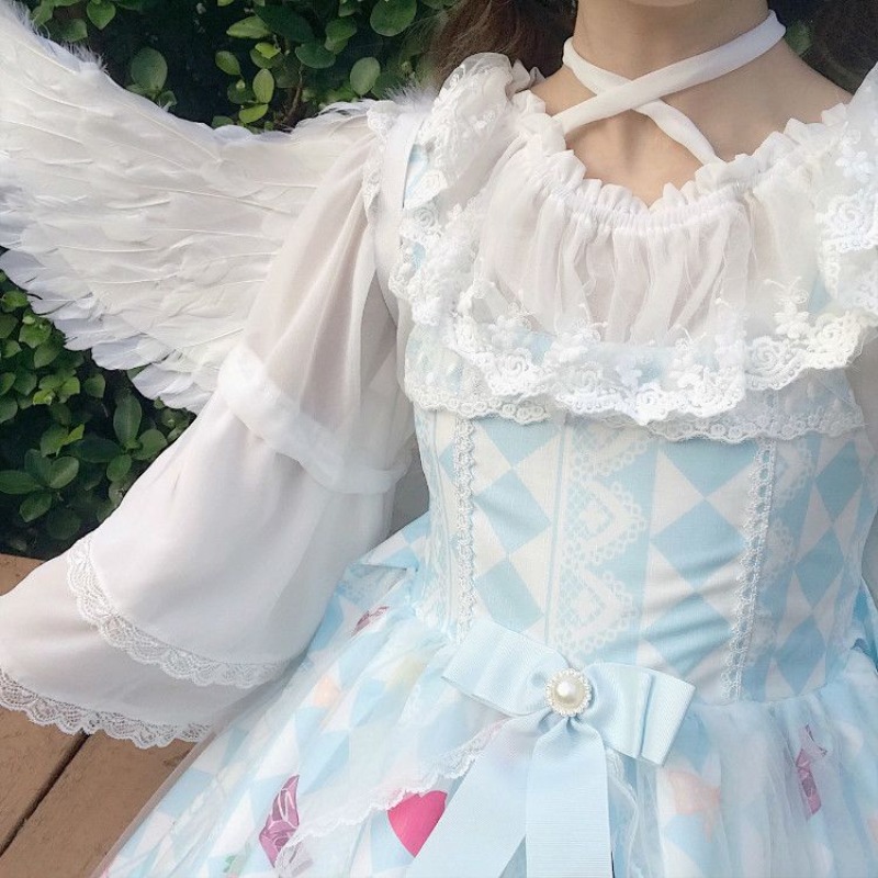 เสื้อชีฟองแขนยาวสไตล์โลลิต้าสำ - Women'S Formal Wear Blouse บทวิจารณ์และราคา