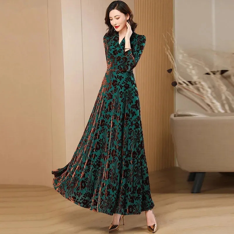 ฤดูใบไม้ผลิฤดูใบไม้ร่วงใหม่กํา - Women'S Green Formal Wear บทวิจารณ์และราคา