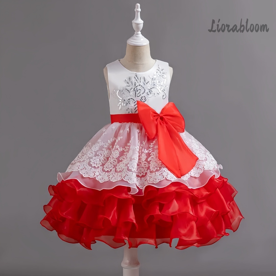 ชุดเดรสเด็กผู้หญิงพร้อมโบว์ขนา - Large Women'S Formal Wear บทวิจารณ์และราคา