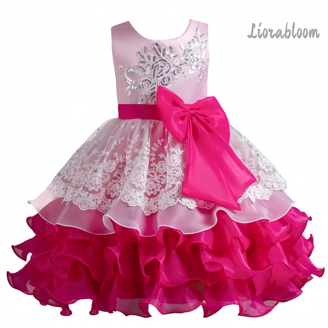 ชุดเดรสเด็กผู้หญิงพร้อมโบว์ขนา - Large Women'S Formal Wear บทวิจารณ์และราคา