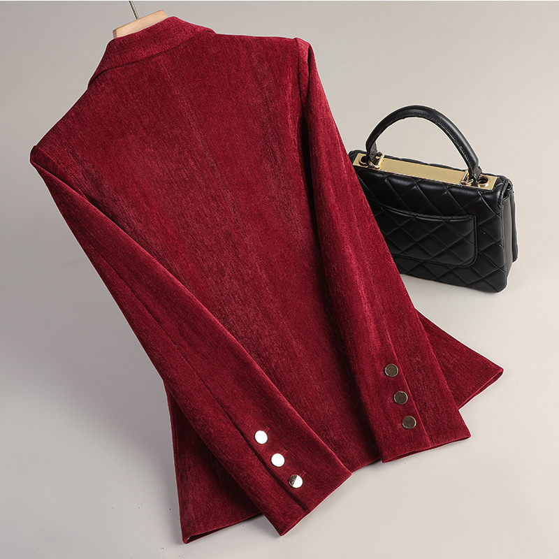 สีเหลืองทองกำมะหยี่เบลเซอร์ผู้ - Formal Attire Woman บทวิจารณ์และราคา