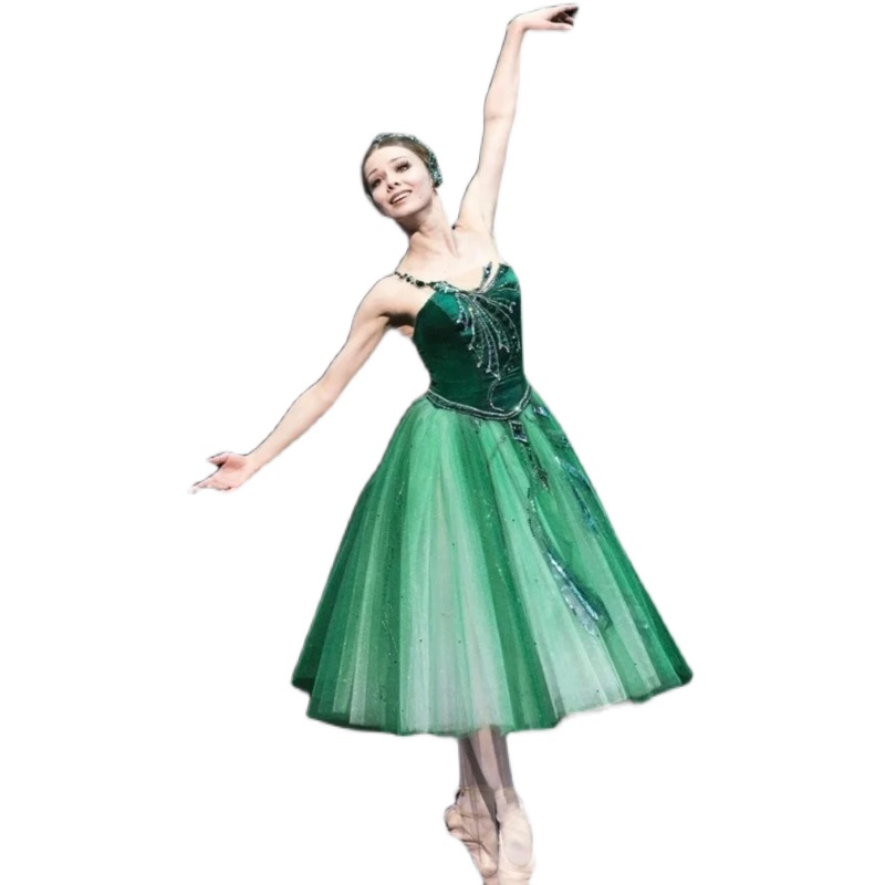 เด็กกระโปรงบัลเล่ต์ Swan Lake  - Women'S Green Formal Wear บทวิจารณ์และราคา