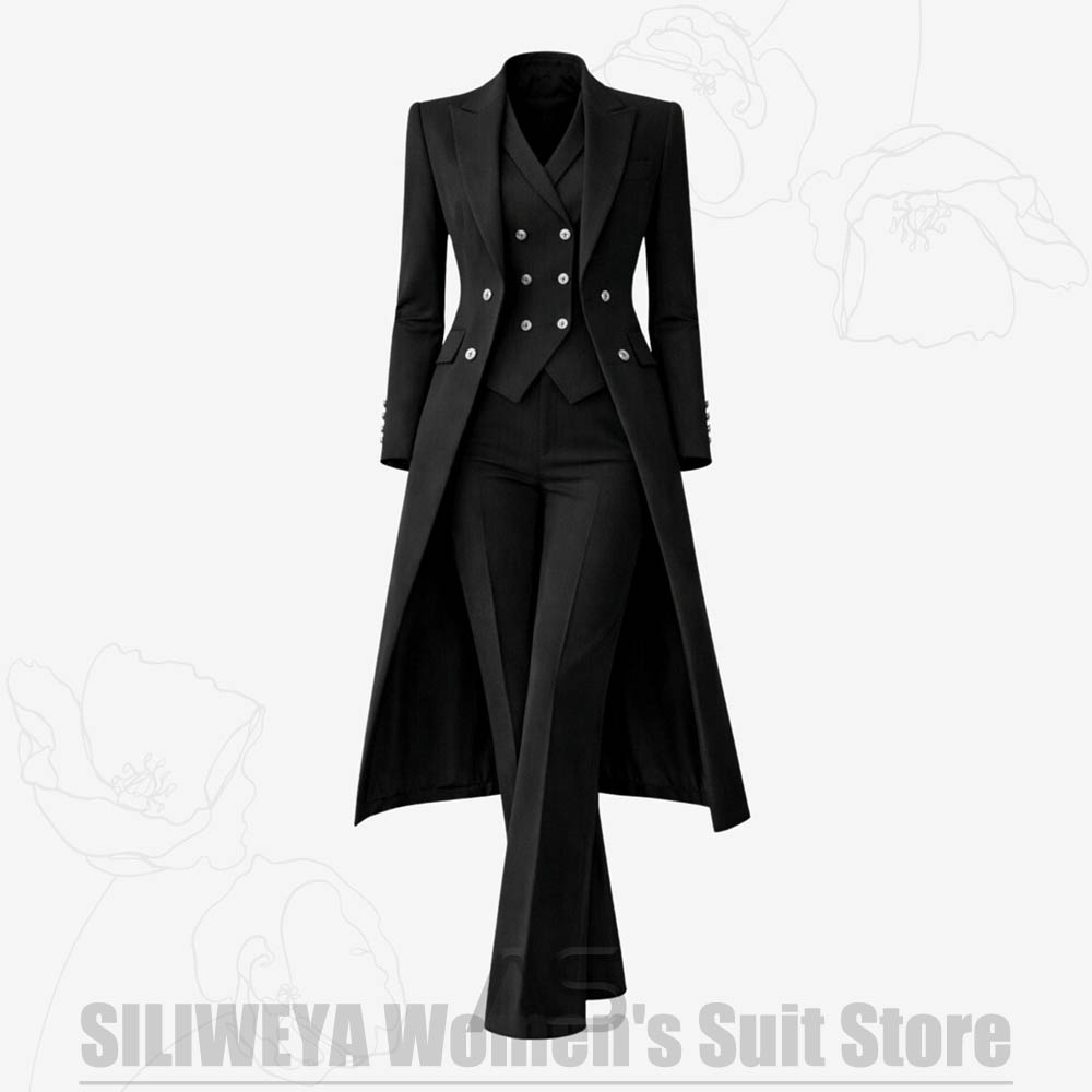 ชุดสูทผู้หญิง 3 ชิ้น แบบกระดุม - Women Formal Wear Shirts บทวิจารณ์และราคา