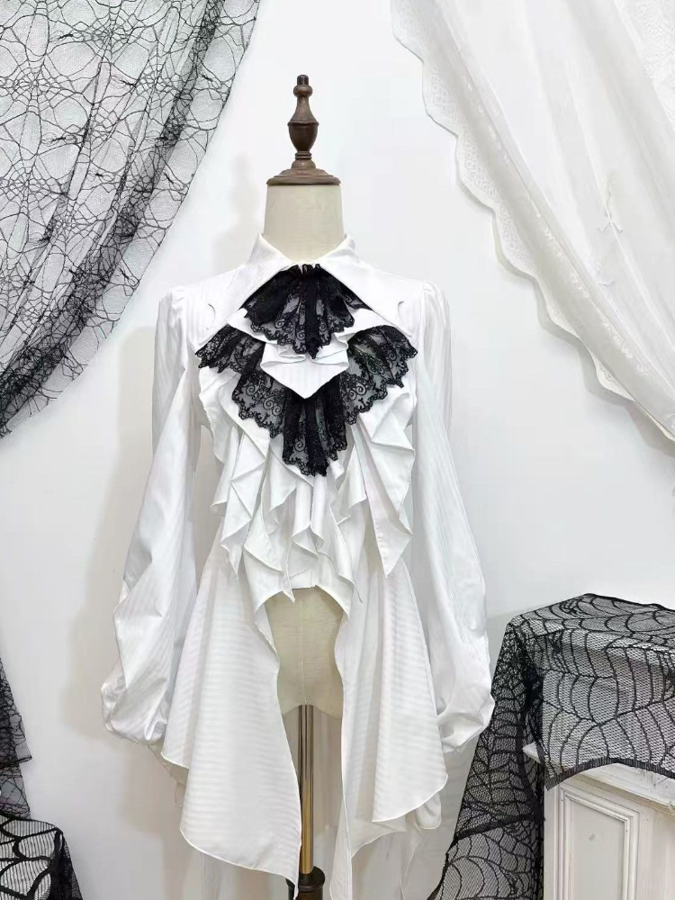 เสื้อสไตล์โลลิต้าญี่ปุ่นวินเทจ - Women'S Formal Wear Blouse บทวิจารณ์และราคา