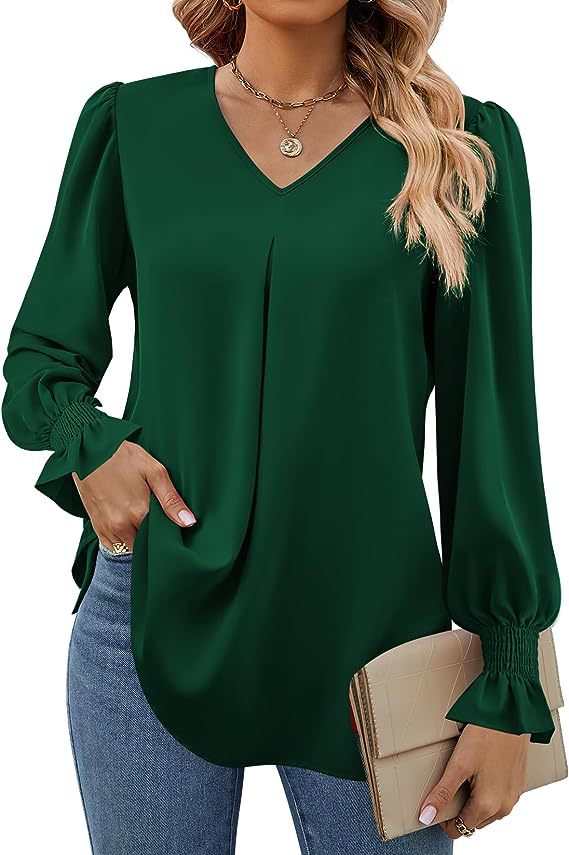 เสื้อแขนยาวผู้หญิงฤดูใบไม้ผลิส - Women'S Formal Wear Blouse บทวิจารณ์และราคา
