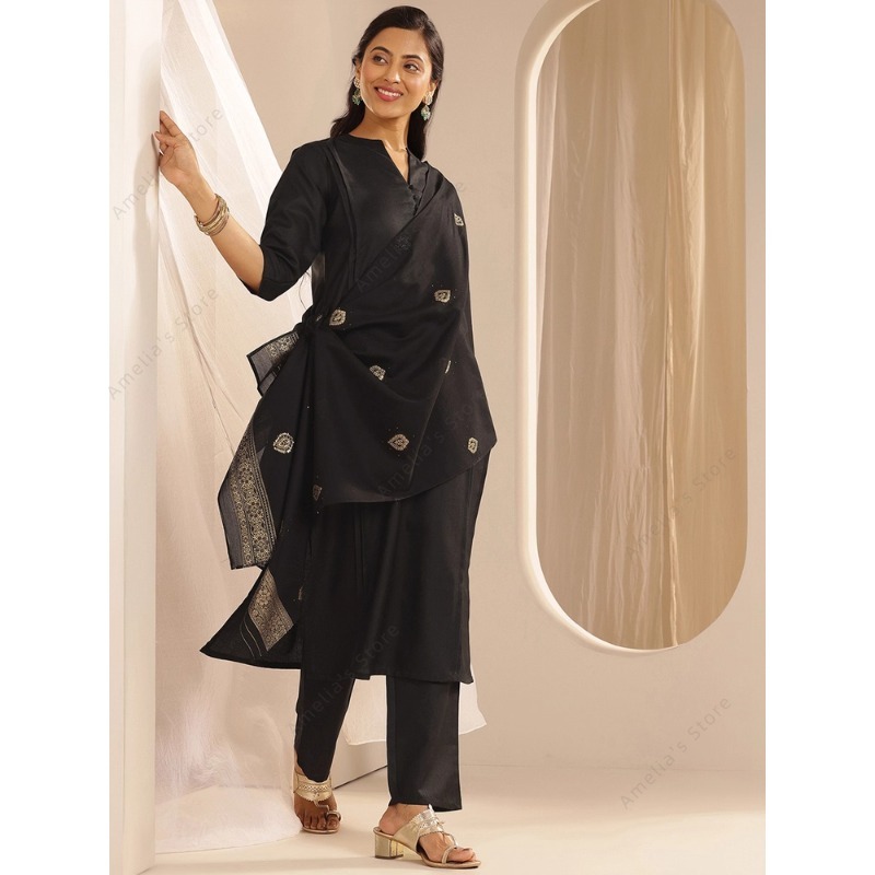 ชุดคุर्ตะ กางเกง และผ้าคลุมไหล - Women'S Formal Traditional Wear บทวิจารณ์และราคา