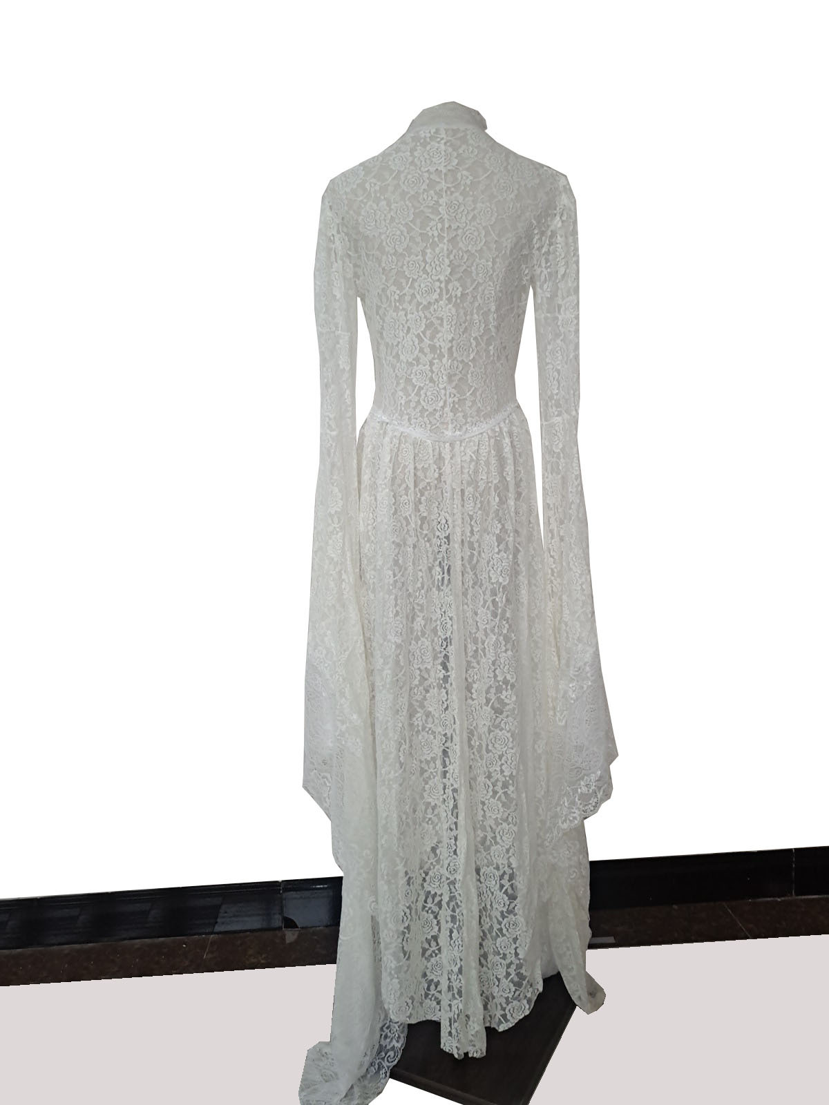 ผู้หญิงโกธิคสีขาววินเทจลูกไม้F - Victorian Women'S Formal Wear บทวิจารณ์และราคา