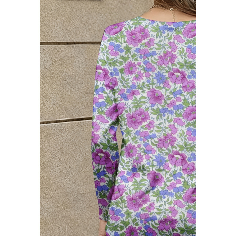 เสื้อผู้หญิงคอวีแขนยาวลายพิมพ์ - Women Formal Wear Shirts บทวิจารณ์และราคา