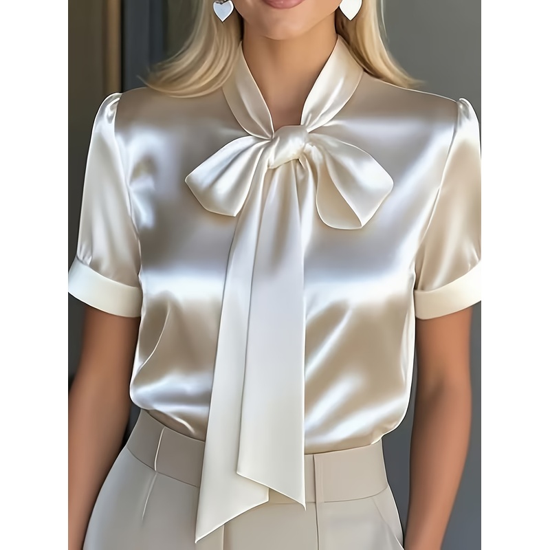 เสื้อเชิ้ตแขนสั้นผู้หญิงแบบหรู - Women Formal Wear Shirts บทวิจารณ์และราคา