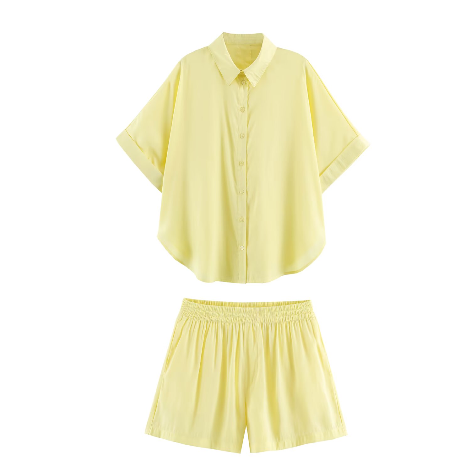 ชุดเสื้อเชิ้ตและกางเกงขาสั้นลำ - Women Formal Wear Tops บทวิจารณ์และราคา